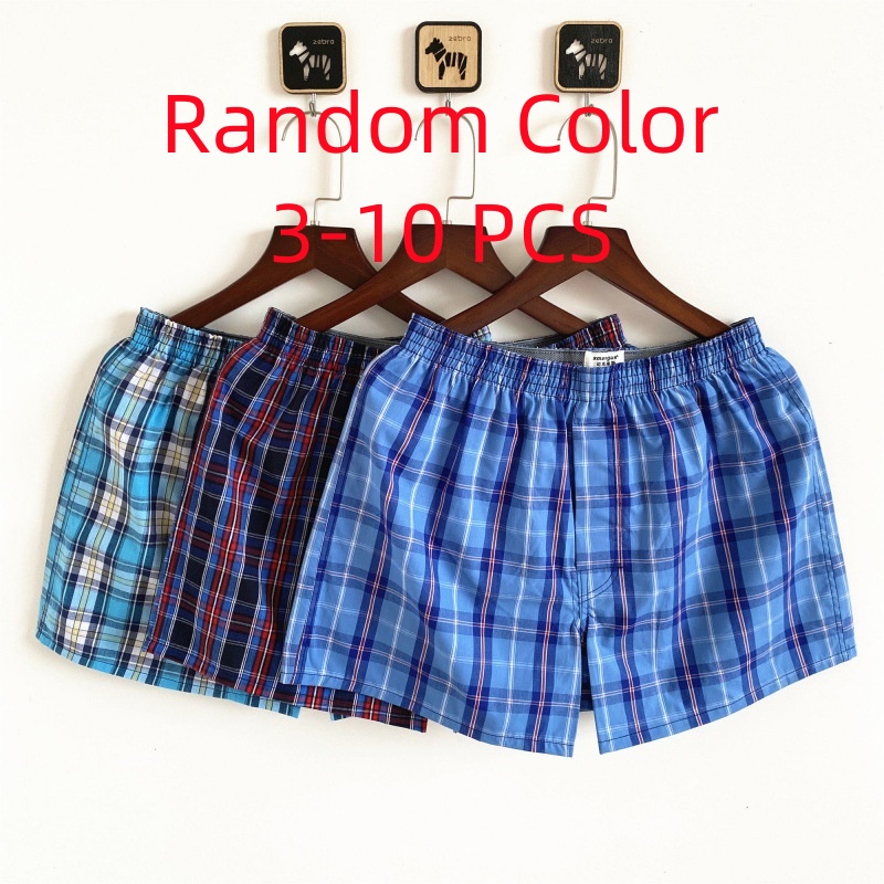 3-10PCS Men's Underwear Boxers - Boxer Brief Pack Cotton avaliação e preço