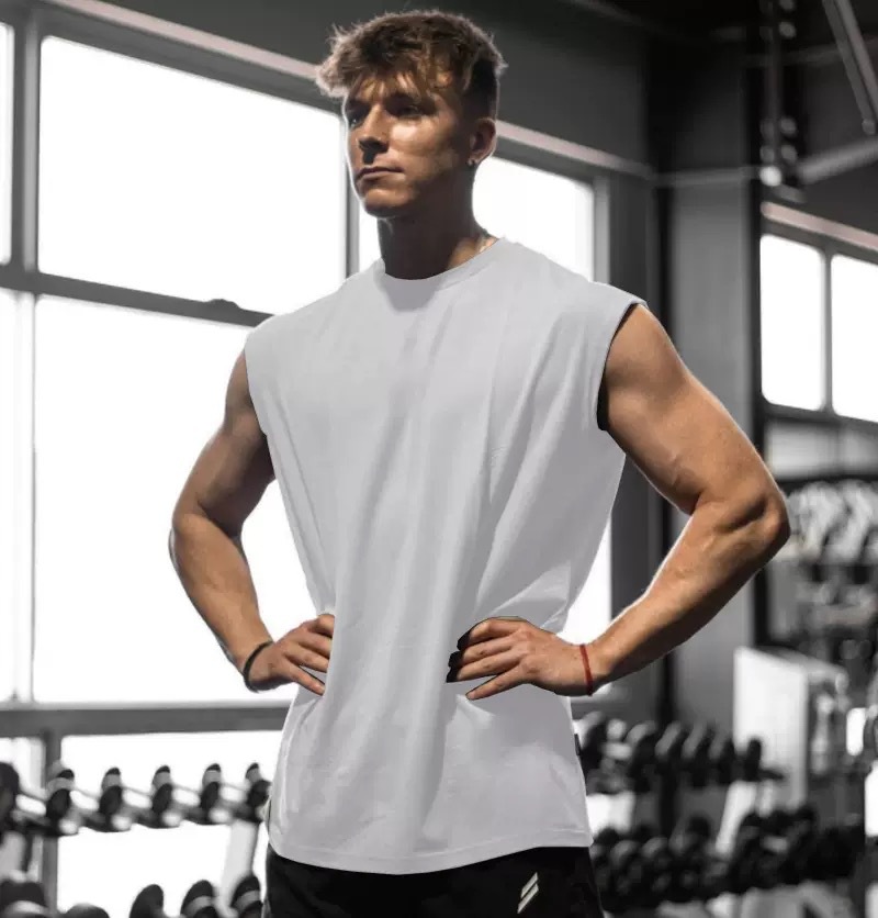 2024 newest Summer Gym Vest Hi - Sleeveless Undershirt avaliação e preço