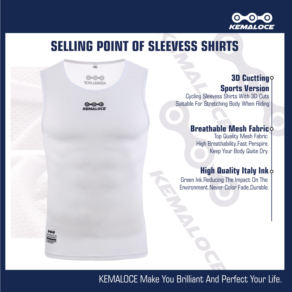 KEMALOCE Cycling Base Layer Sl - Sleeveless Undershirt avaliação e preço