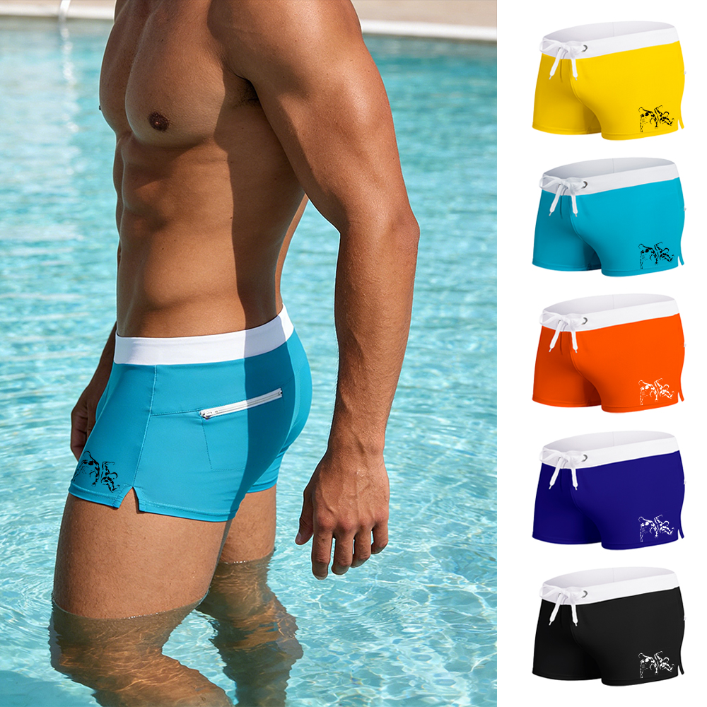 Men's Creative Printed Swim Tr - Trunk Breathable Men avaliação e preço