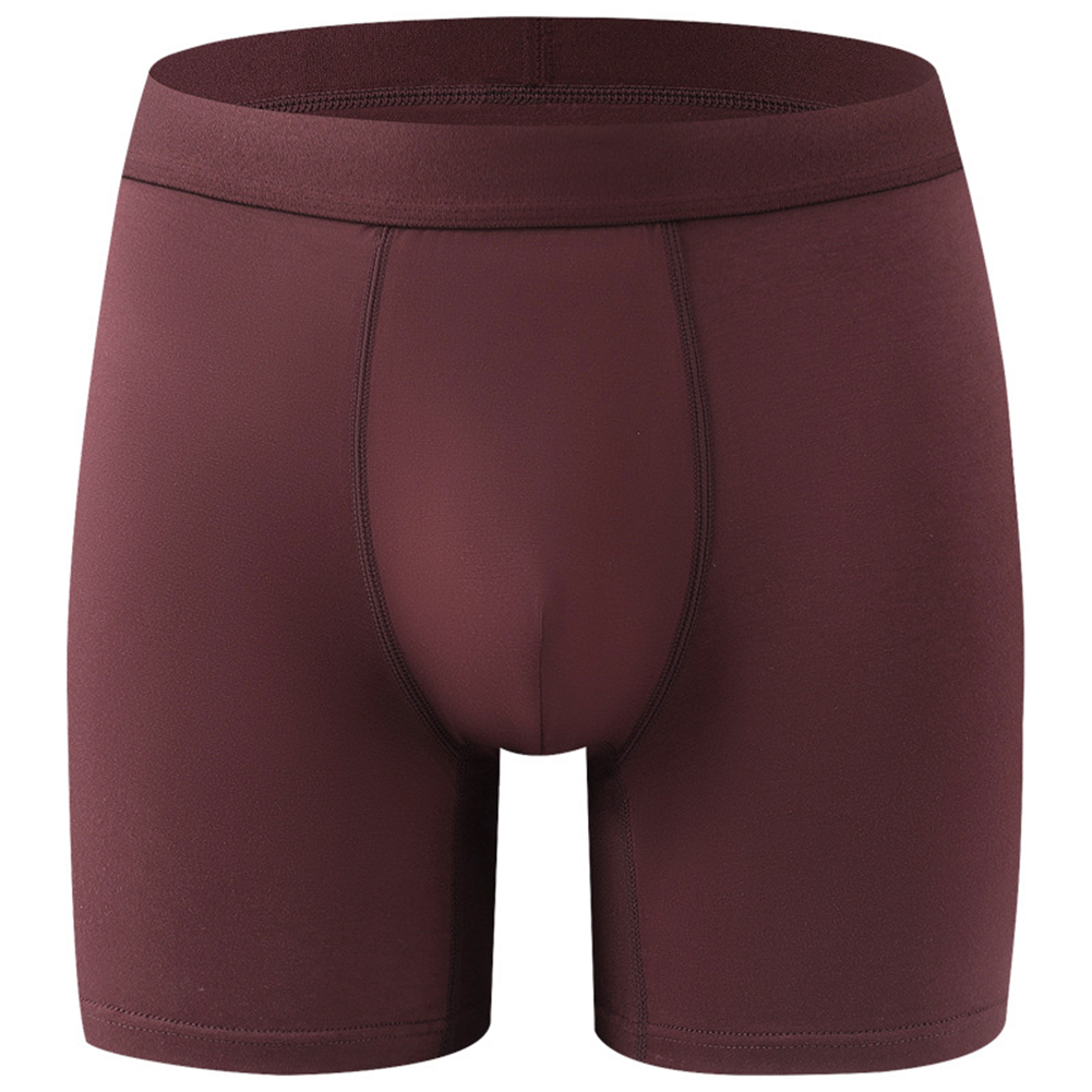 Men Long Leg Boxers Breathable - Bamboo Fiber Trunk avaliação e preço