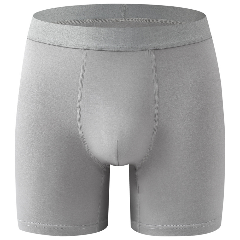 Men Long Leg Boxers Breathable - Bamboo Fiber Trunk avaliação e preço
