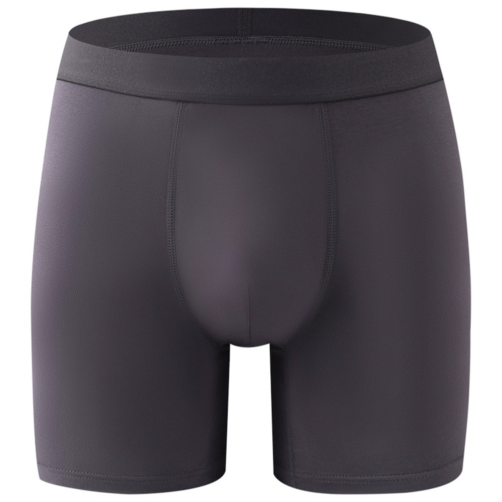 Men Long Leg Boxers Breathable - Bamboo Fiber Trunk avaliação e preço