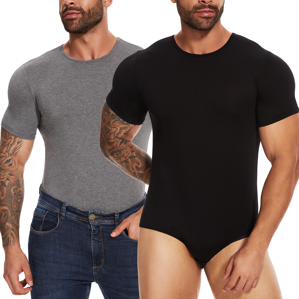 Short Sleeve Full Body Shaper  - Undershirt Crew Neck avaliação e preço