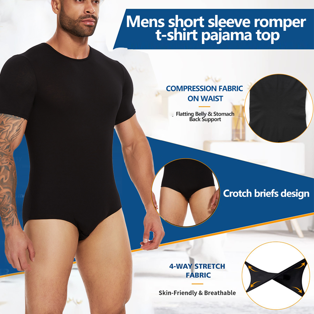 Short Sleeve Full Body Shaper  - Undershirt Crew Neck avaliação e preço