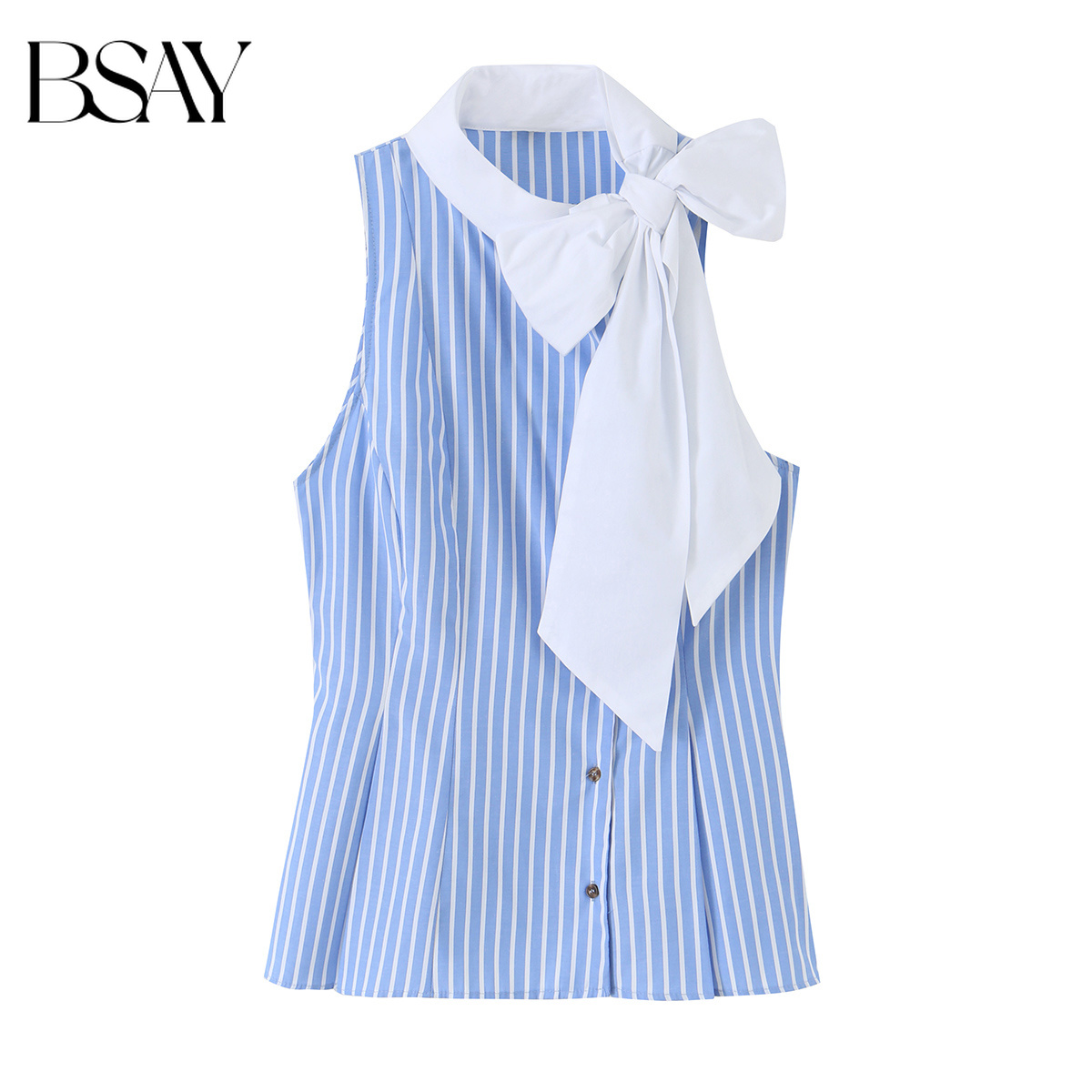 BSAY 2026 Summer Blue White St - Suspender Tank Top avaliação e preço