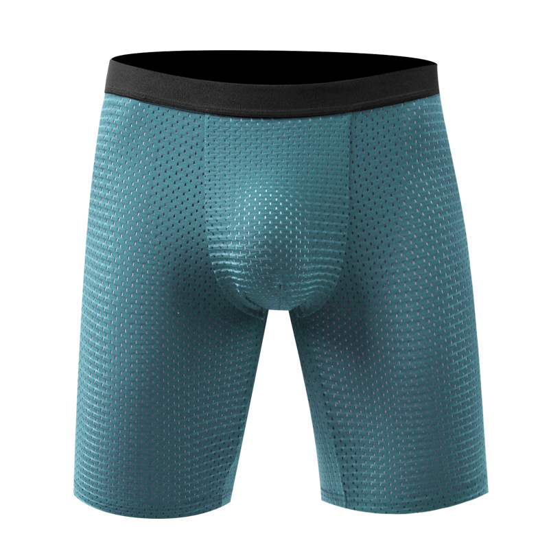 Men's Boxers Shorts Ice Silk M - Long Leg Trunk Men avaliação e preço