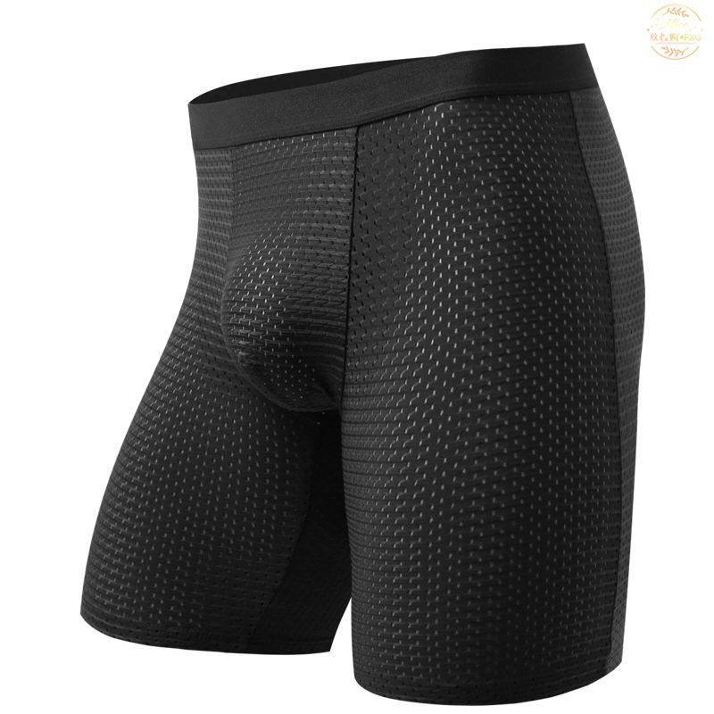 Men's Boxers Shorts Ice Silk M - Long Leg Trunk Men avaliação e preço