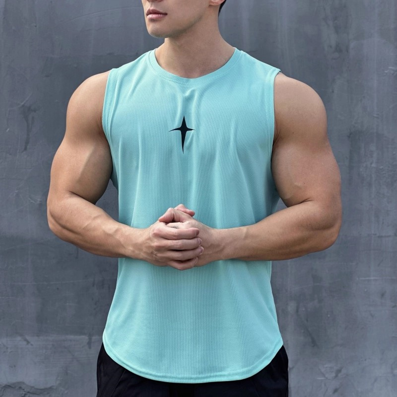 summer Sleeveless vest outdoor - Undershirt Crew Neck avaliação e preço