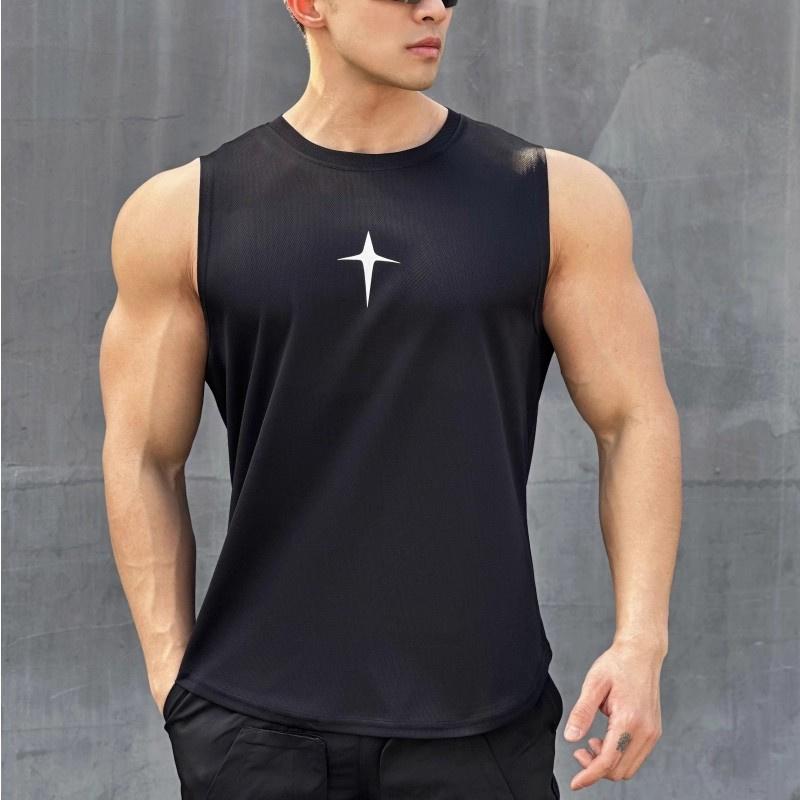 summer Sleeveless vest outdoor - Undershirt Crew Neck avaliação e preço