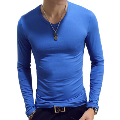 V Neck Mens T Shirts Plain Lon - Undershirt Crew Neck avaliação e preço