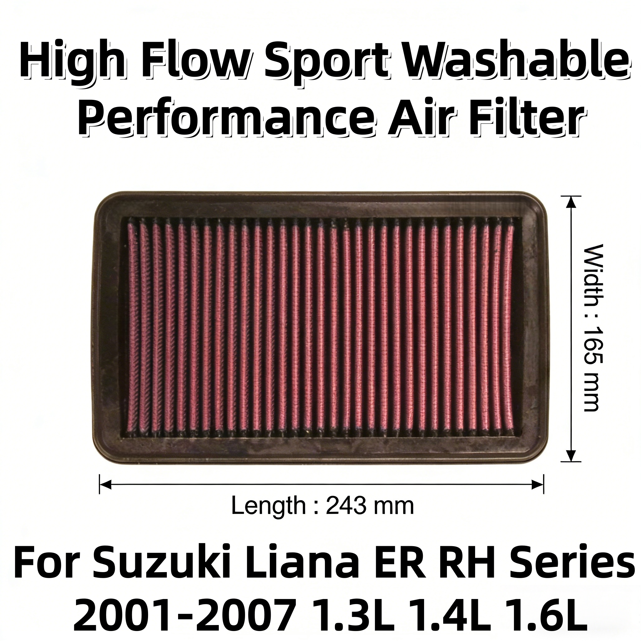 For Suzuki Liana ER RH Series  - Performance Boxer Sport avaliação e preço