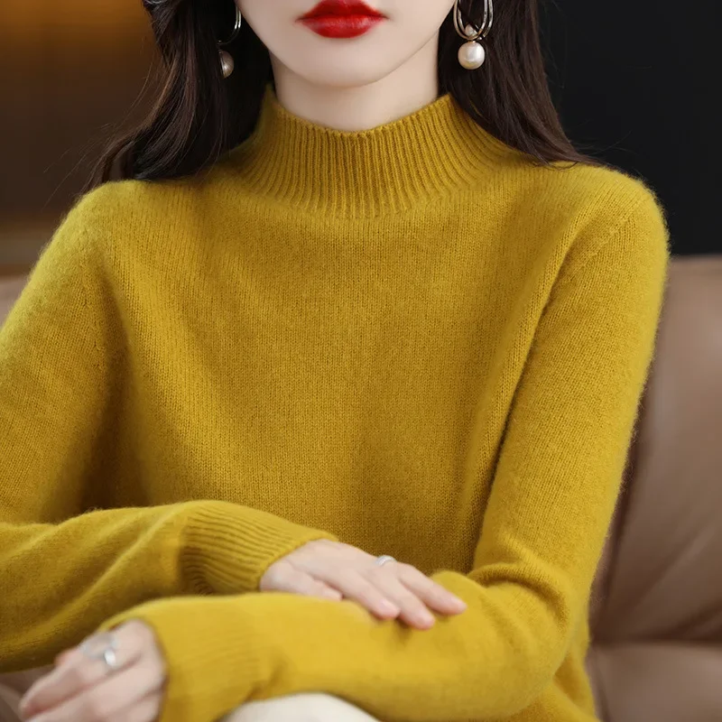 Autumn Winter Women Sweater Ko - Thermal Long John avaliação e preço