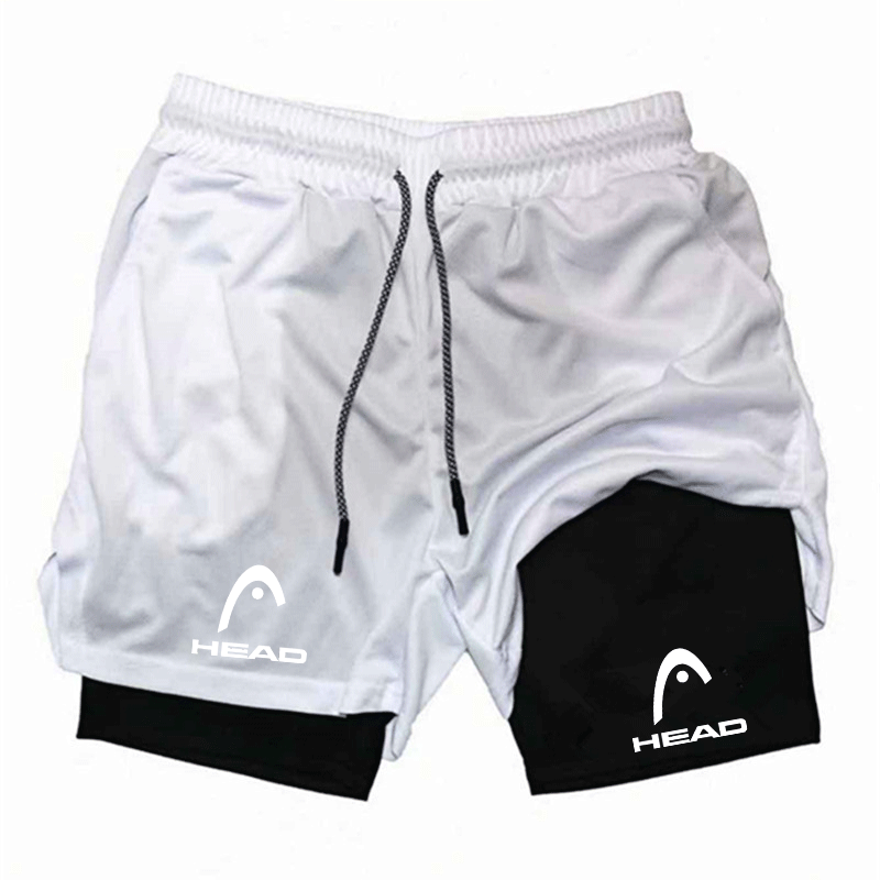 Cross Print 2 in 1 Workout Run - Compression Shorts Athletes avaliação e preço