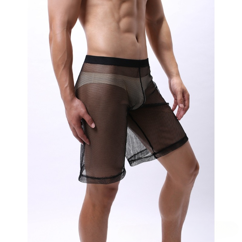 Low Rise Mesh Erotic Underwear - Pouch Boxer Pouch avaliação e preço