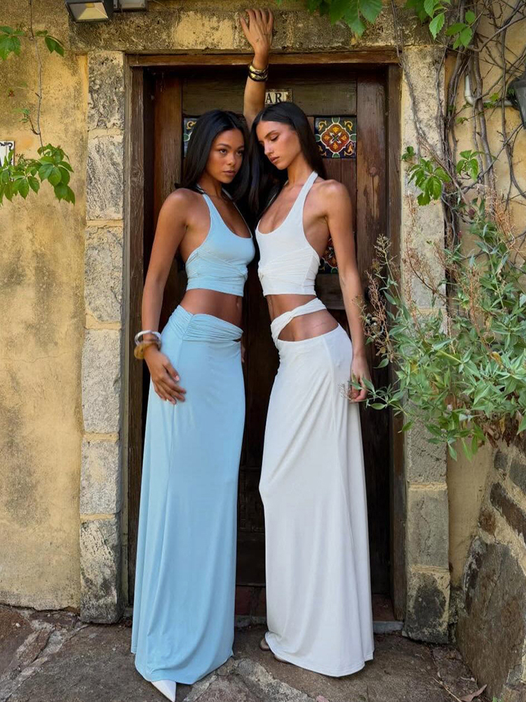 Kliou Sexy Fashion 2 Piece Set - Suspender Tank Top avaliação e preço
