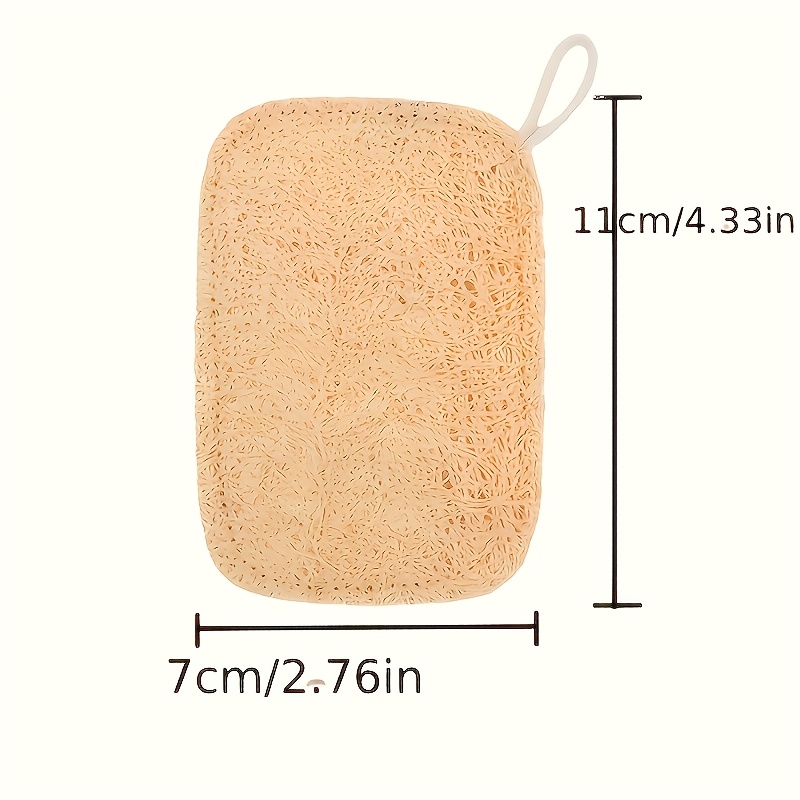 6pcs Natural Loofah Exfoliatin - Bamboo Fiber Trunk avaliação e preço
