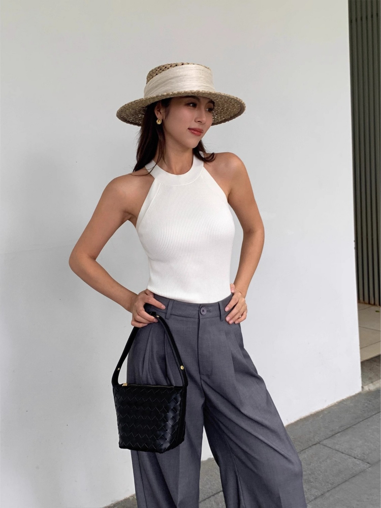 AOSSVIAO 2026 Summer Slim Rend - Suspender Tank Top avaliação e preço