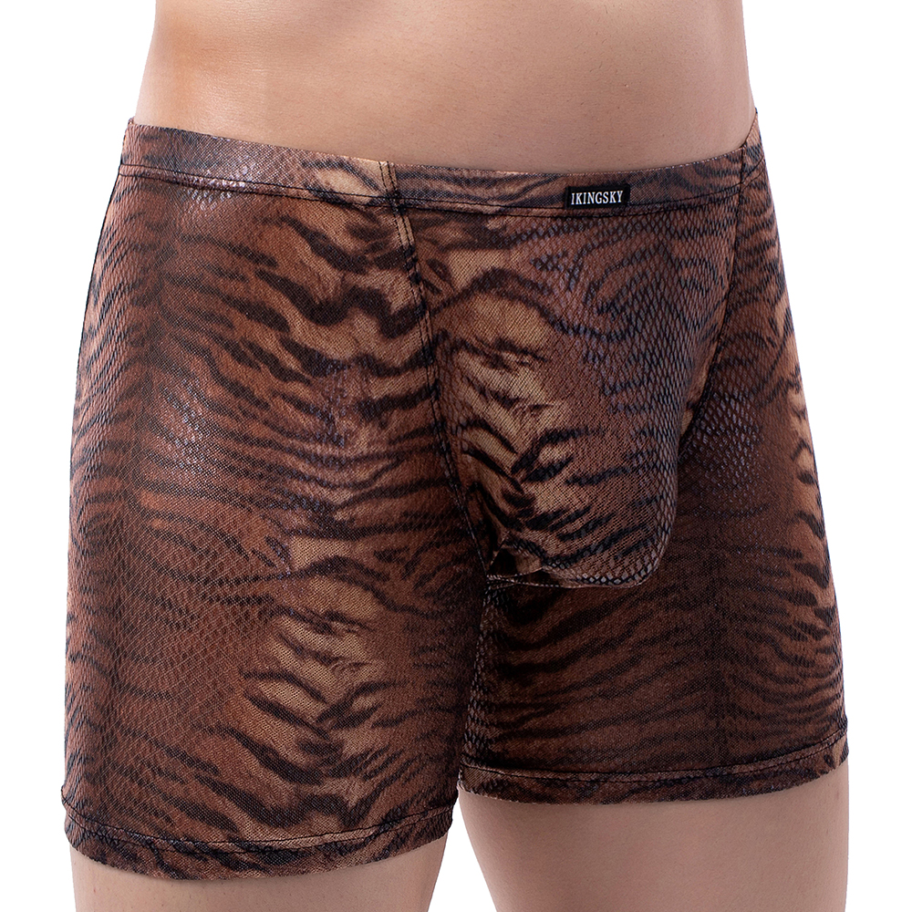 iKingsky Men's Tiger Stripes L - Long Leg Trunk Men avaliação e preço