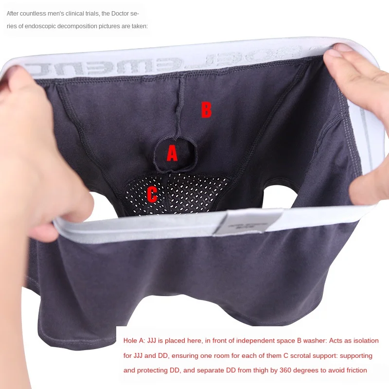 Men Ice Silk Separate Pouch Bo - Pouch Boxer Pouch avaliação e preço