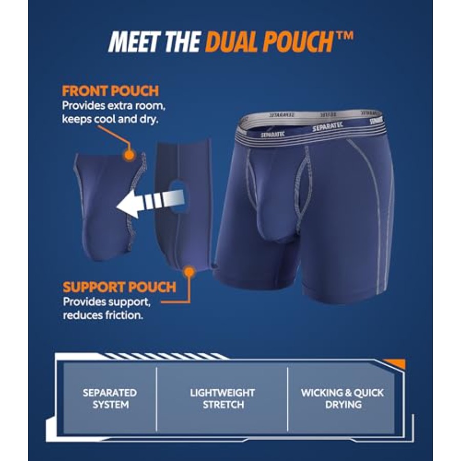 Separatec Mens Underwear with  - Performance Boxer Sport avaliação e preço