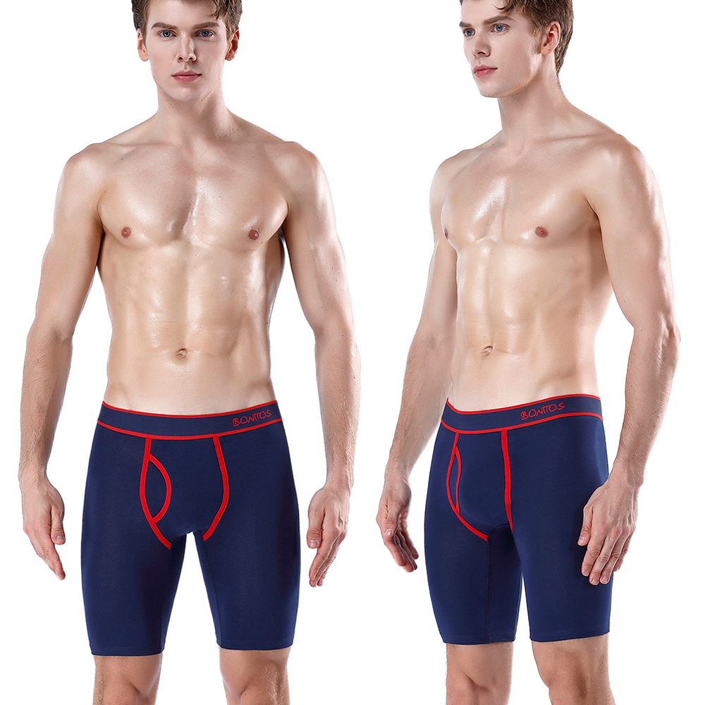 Front Opening Long Men's Panti - Boxer Brief Pack Cotton avaliação e preço