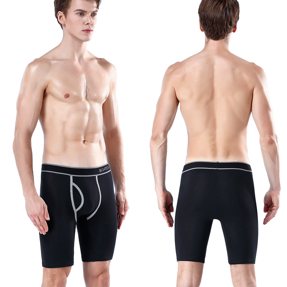 Front Opening Long Men's Panti - Boxer Brief Pack Cotton avaliação e preço