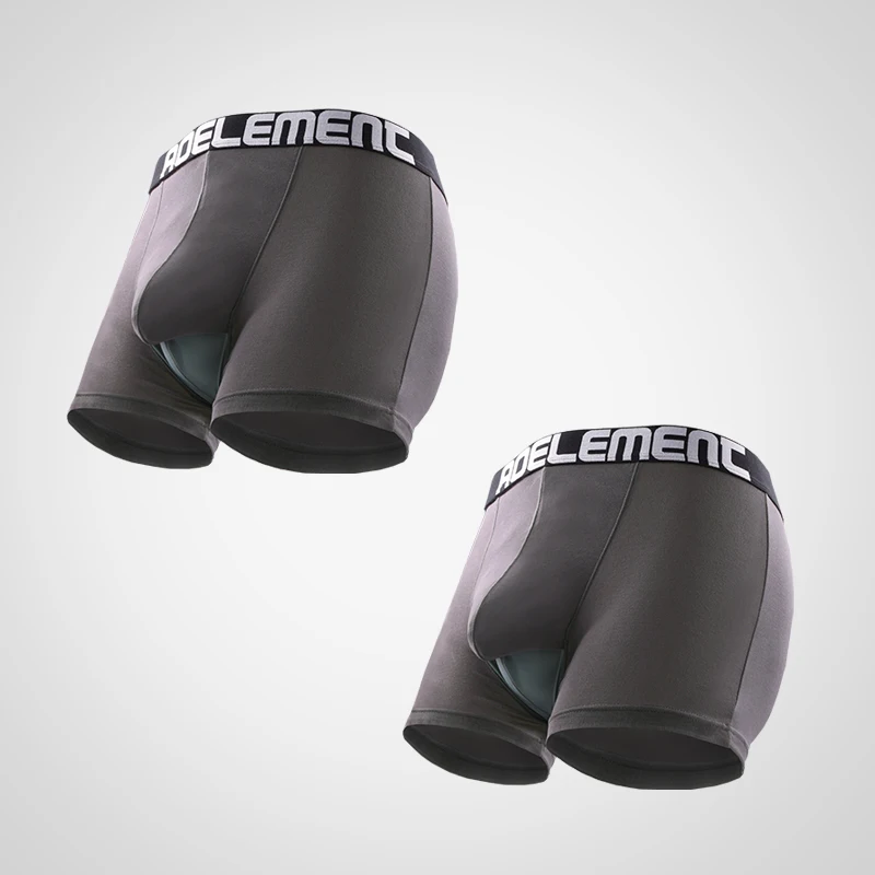 2PCS Men Dual Pouch Separate D - Pouch Boxer Pouch avaliação e preço