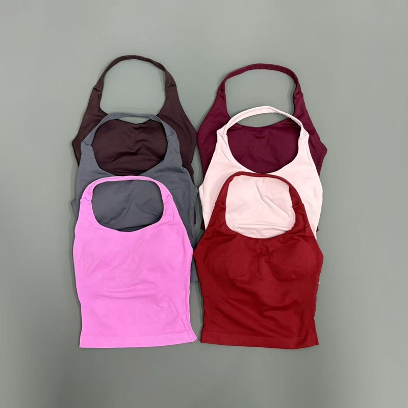 Yoga Tank Top Women Seamless O - Suspender Tank Top avaliação e preço