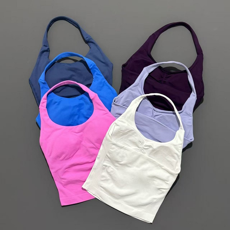 Yoga Tank Top Women Seamless O - Suspender Tank Top avaliação e preço