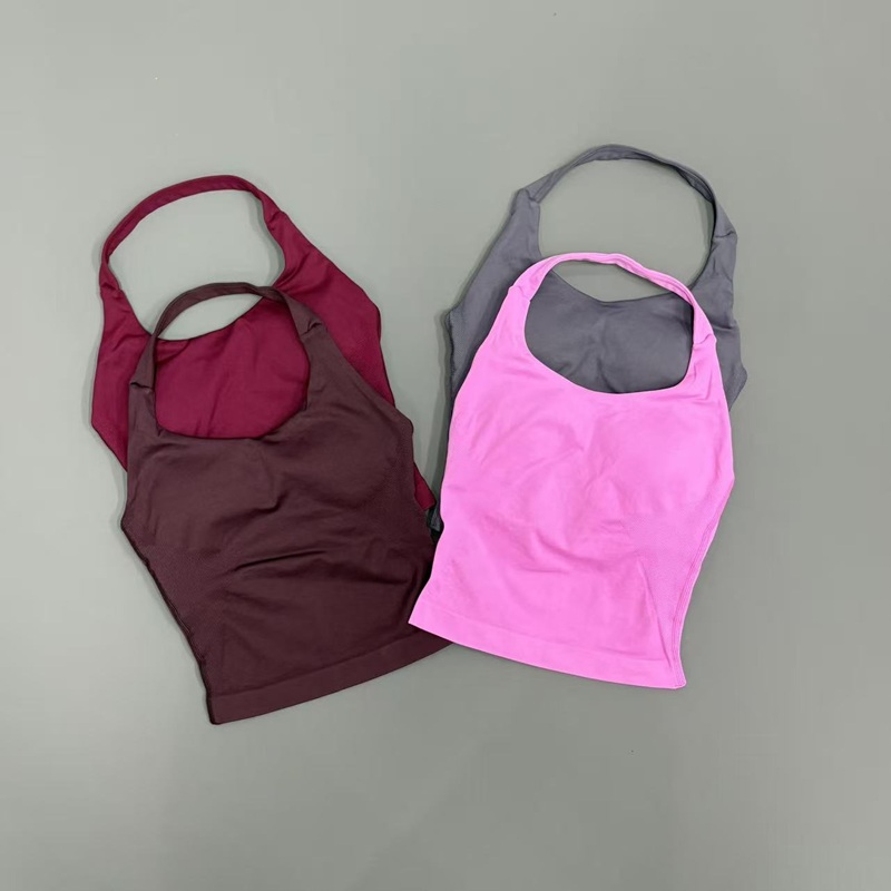 Yoga Tank Top Women Seamless O - Suspender Tank Top avaliação e preço