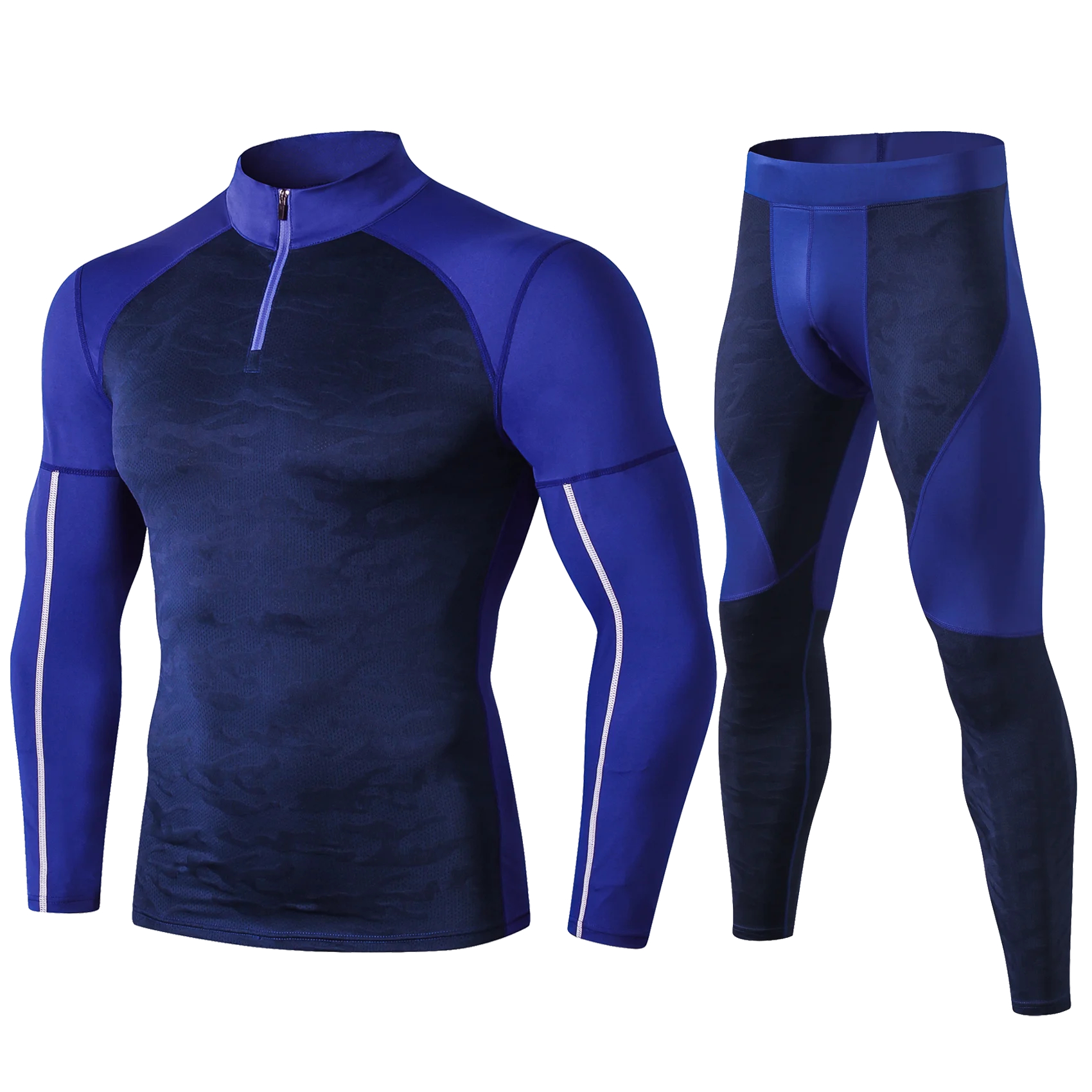 Mens Running Set Compression T - Compression Long Pant avaliação e preço