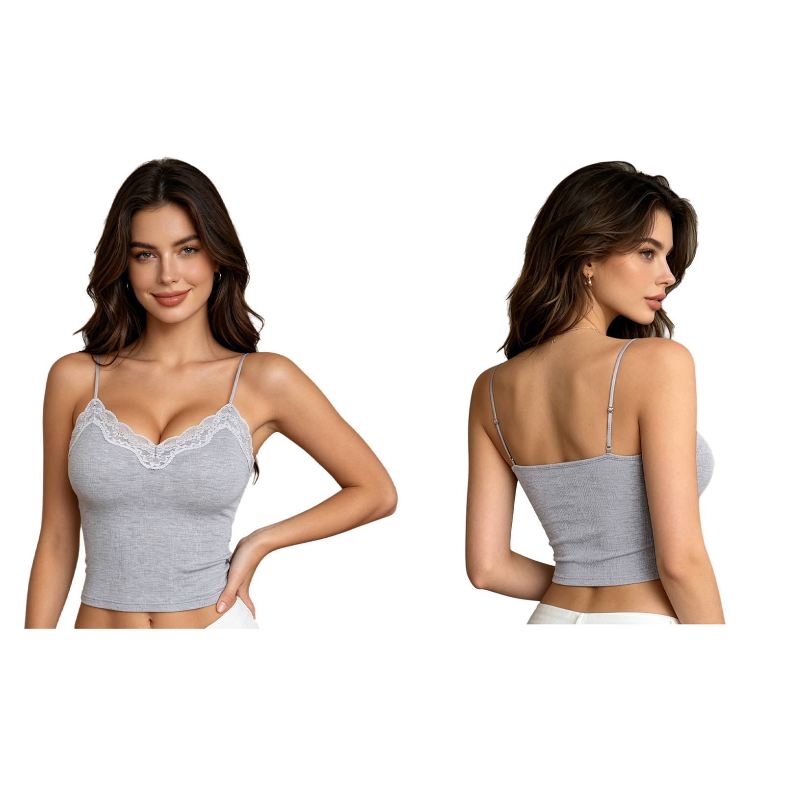 Women's Yoga Camisole with Bui - Tank Top Ribbed avaliação e preço