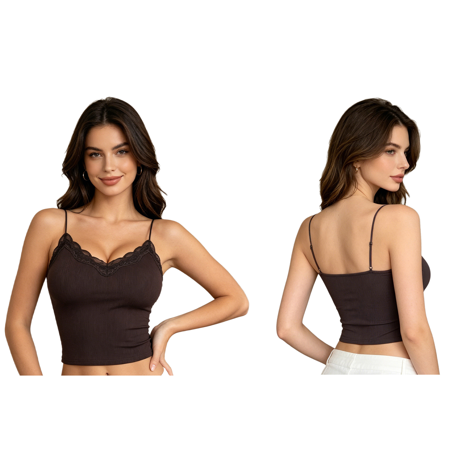 Women's Yoga Camisole with Bui - Tank Top Ribbed avaliação e preço