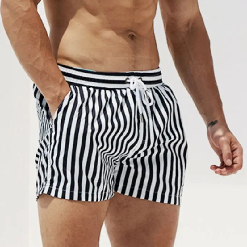 Beach Swimming Shorts For Men  - Bamboo Fiber Trunk avaliação e preço