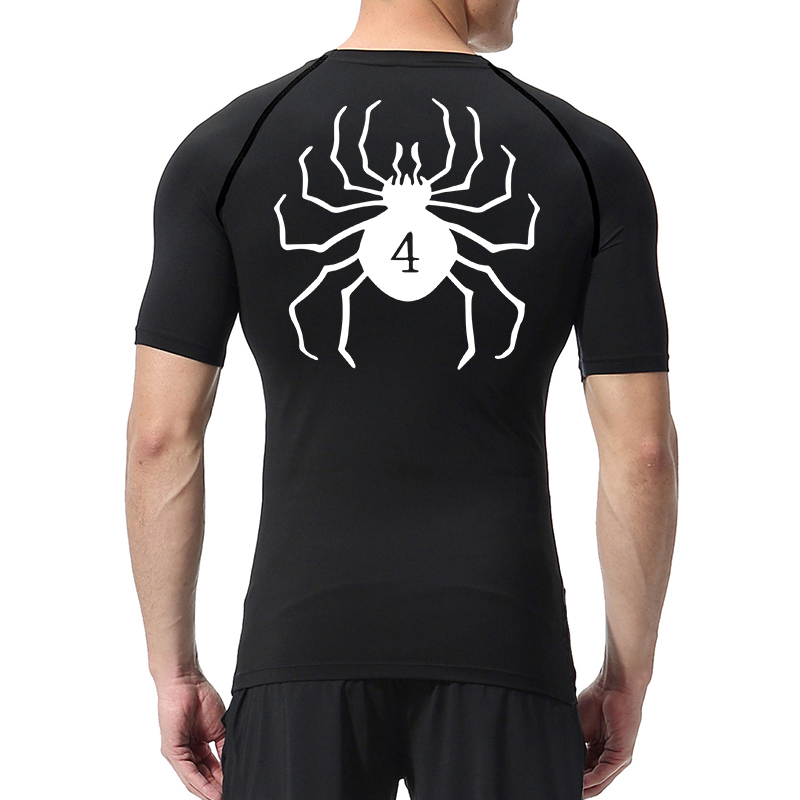 Spider Print Compression Shirt - Base Layer Top avaliação e preço