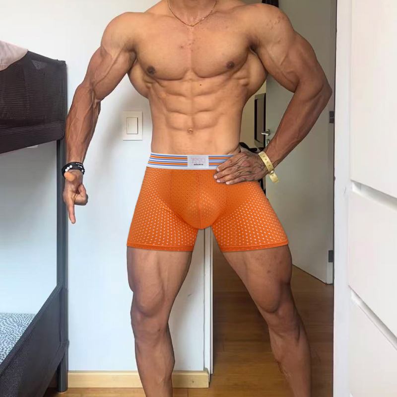 Fashionable Freely Detachable  - Mesh Sport Boxer avaliação e preço