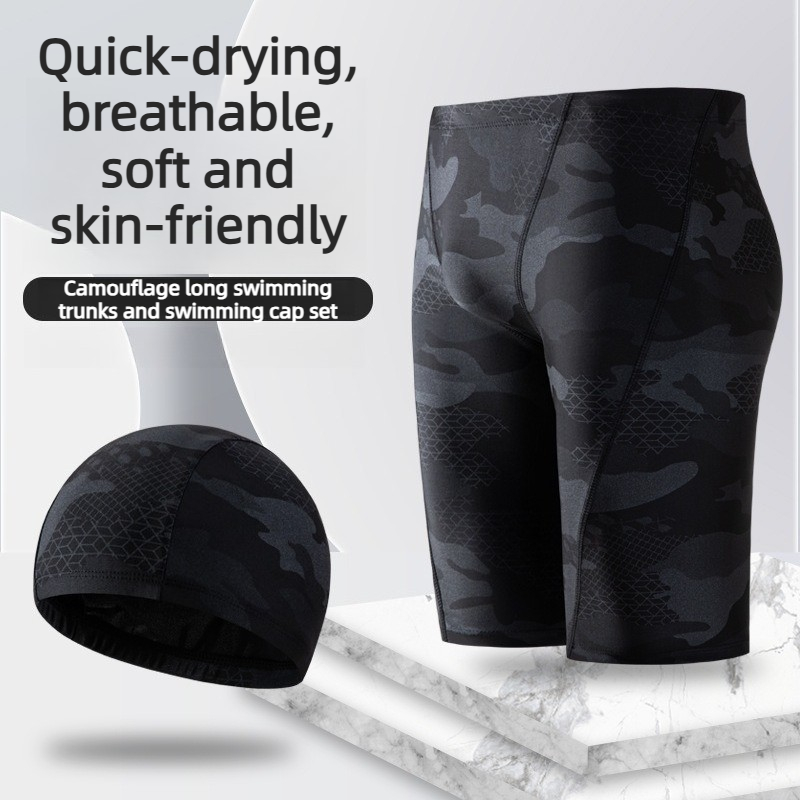Men's swimming trunks, long fl - Trunk Breathable Men avaliação e preço