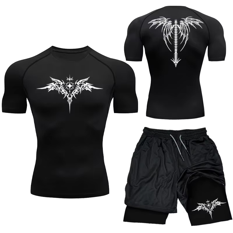 New Men's MMA Compression Athl - Compression Shorts Athletes avaliação e preço