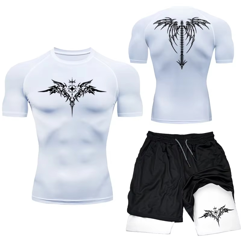 New Men's MMA Compression Athl - Compression Shorts Athletes avaliação e preço