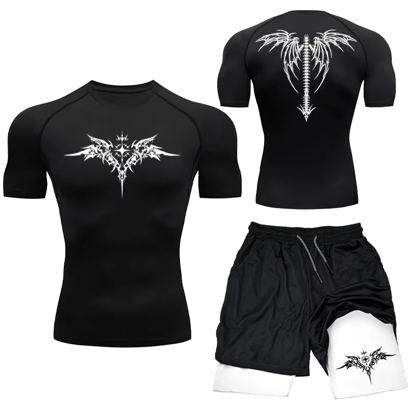New Men's MMA Compression Athl - Compression Shorts Athletes avaliação e preço