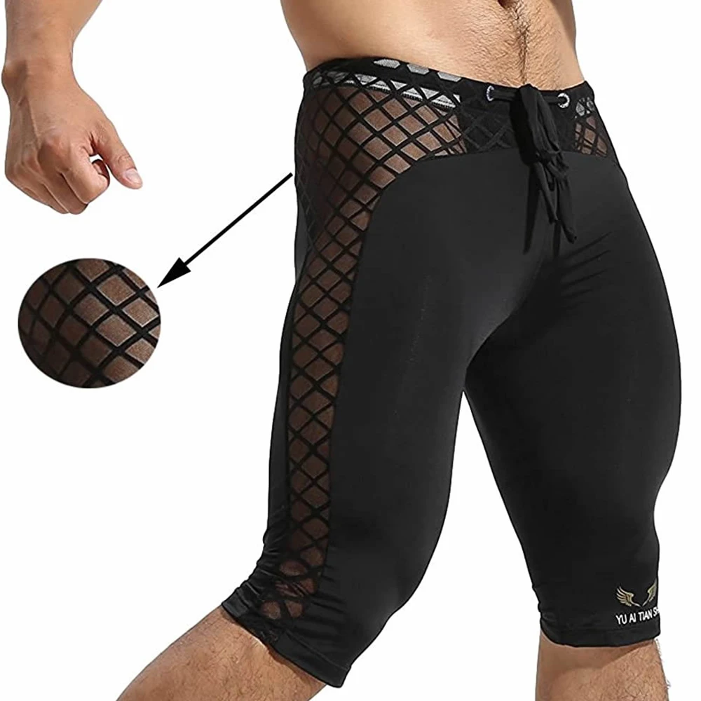 Men Sport Fitness Shorts Quick - Mesh Sport Boxer avaliação e preço
