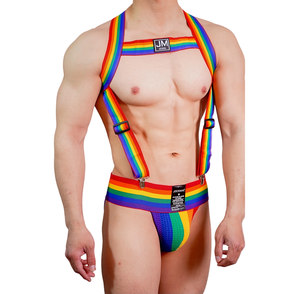 JOCKMAIL Rainbow Body Harness  - Jockstrap Athletic avaliação e preço