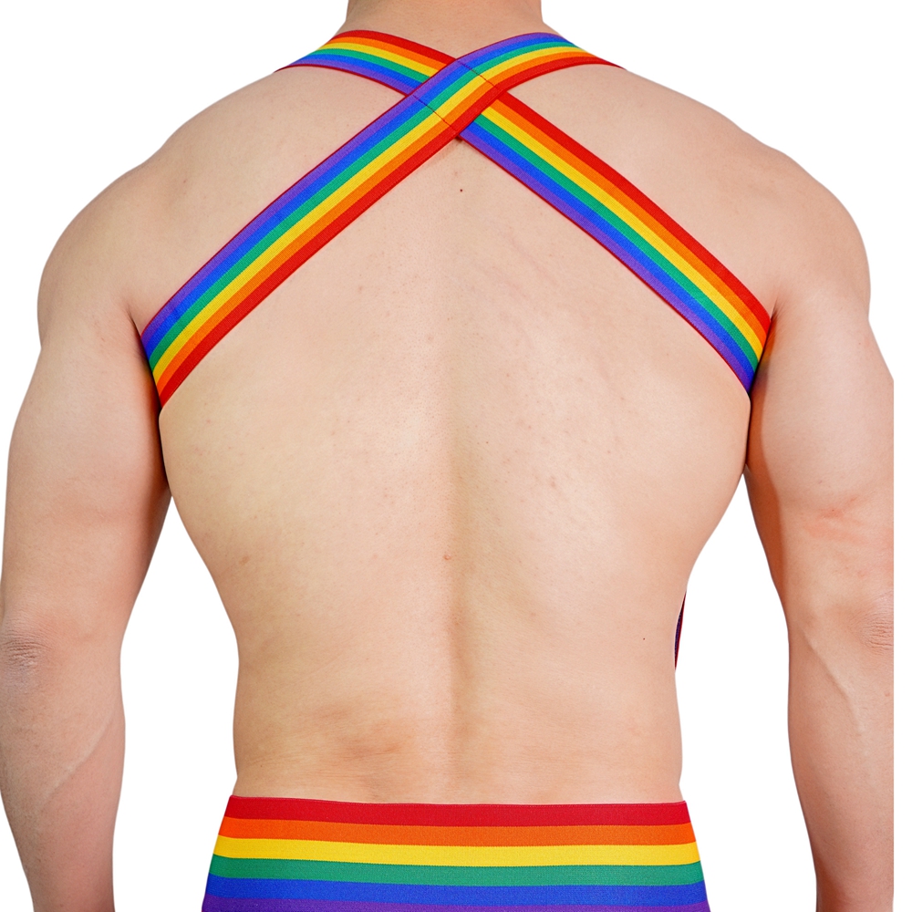 JOCKMAIL Rainbow Body Harness  - Jockstrap Athletic avaliação e preço