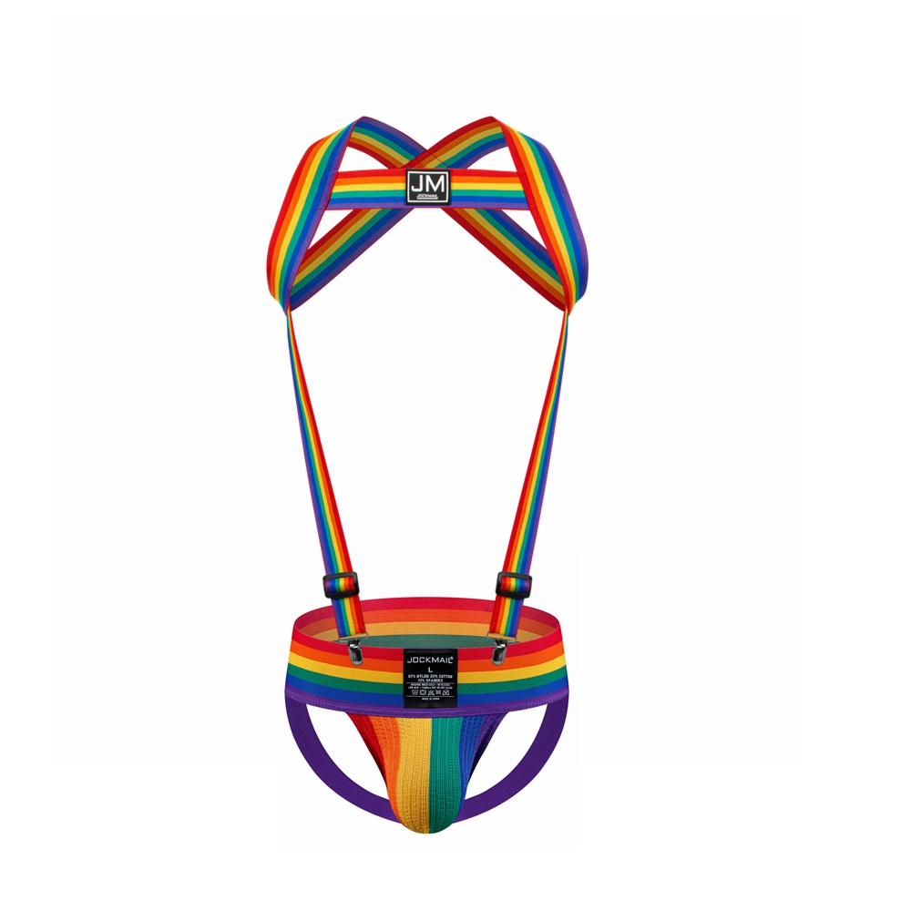 JOCKMAIL Rainbow Body Harness  - Jockstrap Athletic avaliação e preço