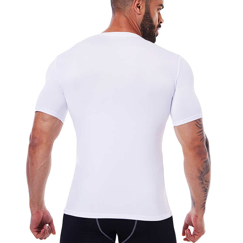 Men V Neck Compression Shirts  - Undershirt Crew Neck avaliação e preço