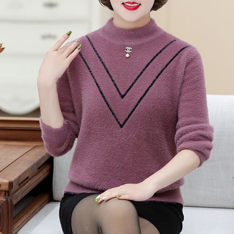 Women's Autumn Winter Solid Fl - Undershirt Crew Neck avaliação e preço