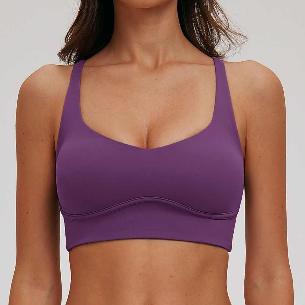 Sexy V-neck Sports Bra Yoga Un - Quick Dry Underwear avaliação e preço
