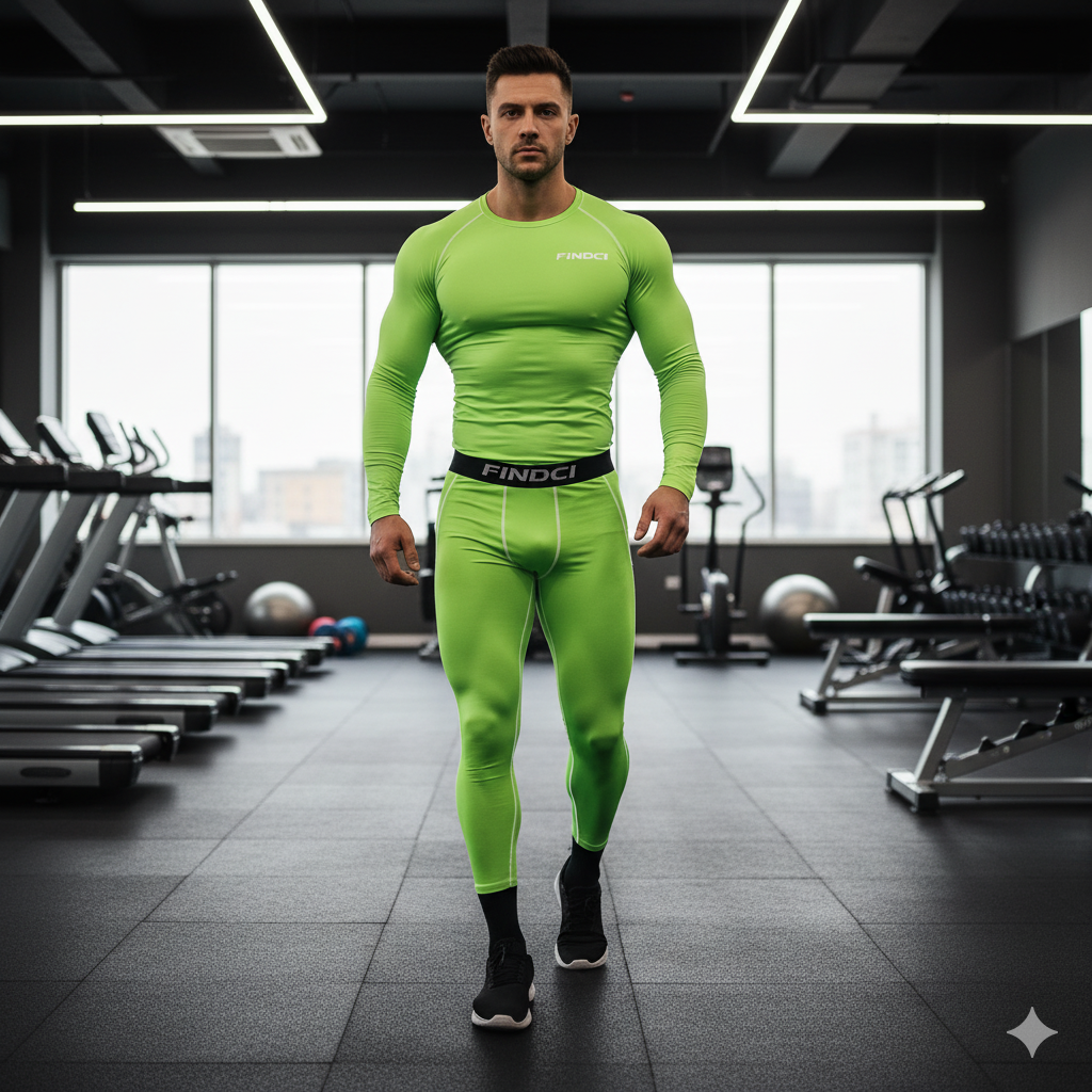 FINDCI Men's Sports Running Se - Compression Long Pant avaliação e preço