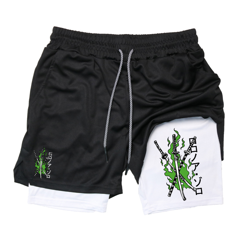 Print 2 in 1 Running Shorts fo - Compression Shorts Athletes avaliação e preço